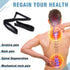WIDREST Neck Stretcher Strap, Spine Chiropractic Decompression Tool with Chin Belt, Cervical Neck Traction.