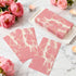 Zonon 50 3 13x16 Inch Pcs Pink Marble Guest Towel Disposable Bathroom Paper Napkins Decorative Hand Towels Ply Beverage