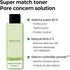 SOME BY MI Super Matcha Pore Tightening Toner - 5.07Oz, 150ml, Made from Matcha Extracts for Sensitive Skin