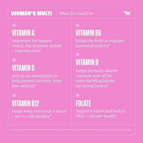 Health by Habit Women's Multi Supplement, 60 Capsules, 23 Essential Vitamins and Minerals for General Health