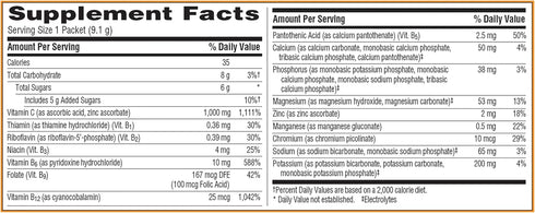 Emergen-C 1000mg Vitamin C Powder, 30 Count, with Antioxidants, B Vitamins and Electrolytes, Supplements for Immune