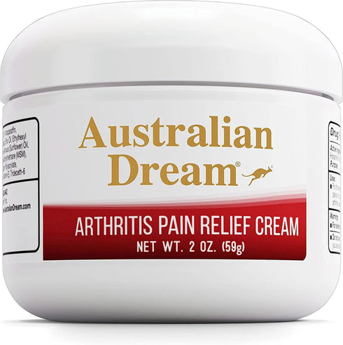 Australian Dream Arthritis Pain Relief Cream - Non-Greasy, Soothing, Powerful Topical Relief for Muscle Aches, 2 oz
