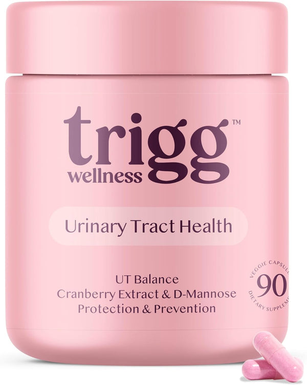 Trigg Urinary Tract Health Supplement for Women- Cranberry Extract, D-Mannose Treatment- UTI Prevention,
