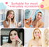 50-Count Heart Shape Compressed Facial Sponges, Natural Cosmetic Spa Sponges for Daily Cleansing
