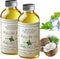 zdiwond Coconut Oil Pulling for Teeth Whitening-Cocofresha Powerful Organic Coconut Peppermint Pulling Oil