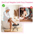 Subay Adjustable Pedicure Foot Rest, 6 Heights Foldable Non-Slip Stand for Easy At Home Pedicures, No More Bending