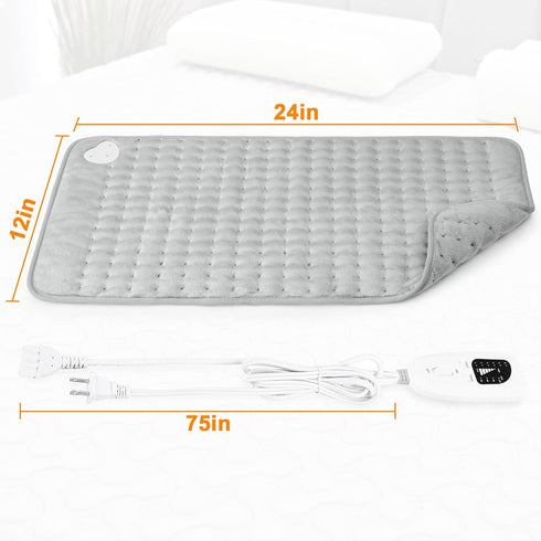 Heating Pad - Electric Heating Pads for Back, Neck, Abdomen, Moist Heated Pad for Shoulder, Auto Shut Off