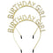Celebratory Birthday Girl Tiara Headband for Ladies, Women, Girls, Moms, Daughters, and Female Friends
