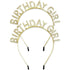 Celebratory Birthday Girl Tiara Headband for Ladies, Women, Girls, Moms, Daughters, and Female Friends