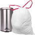 Reli. 2-4 Gallon Trash Bags Drawstring, 250 Count, Small Garbage Bags 4 Gallon - White Trash Can Liners