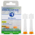 Brilliant Oral Care Kids Sonic Toothbrush Replacement Heads, Orange, 2 Pack, for Ages 5+