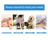 50 Disposable Iodophor Swabs, Individually Packaged Medical Iodine Swabs for Nose Care Outdoor Supplies