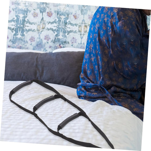 Ipetboom Adjustable Bed Ladder for Elderly Nonslip Assist Strap for Disabled Paralytic Patients Space Saving Design