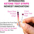 Nurse Hatty 160ct Ketone Urine Test Strips COMPLETE KIT | XL Strips | Urinalysis Ketogenic, Ketosis, Low-carb, Paleo, Adkins & Keto Diets | Test Tube, Travel Pouch & Color Chart on Each Strip | Unisex