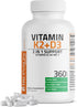 Bronson Vitamin K2 (MK7) with D3 Supplement Non-GMO Formula 5000 IU Vitamin