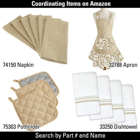 Set, 12x12, 6 DII Cleaning Collection Soft Highly Absorbent Microfiber, Dishcloth Taupe, Piece