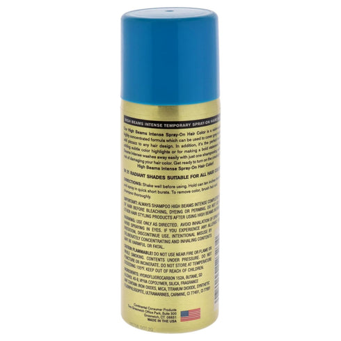 Salon Grafix High Beams Intense Temporary Hair Color Spray, Blue, 2.7 oz, Unisex