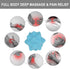 SIMPLECOOL 2.22.1in Small Spiky Massage Ball Trigger Point Massage Tool. Solid Bumpy Massager Balls for Deep Tissue