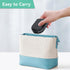Waterproof Behind-the-Ear Hearing Aid Case, Portable Drop Resistant Storage Box for Hearing Aids, 6.5 x 5 x 2.5cm