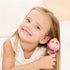 Toddler Mini Hair Brush, Detangler Brush for Kids, Baby Massage Hair Brush for Thin Hair - Pink