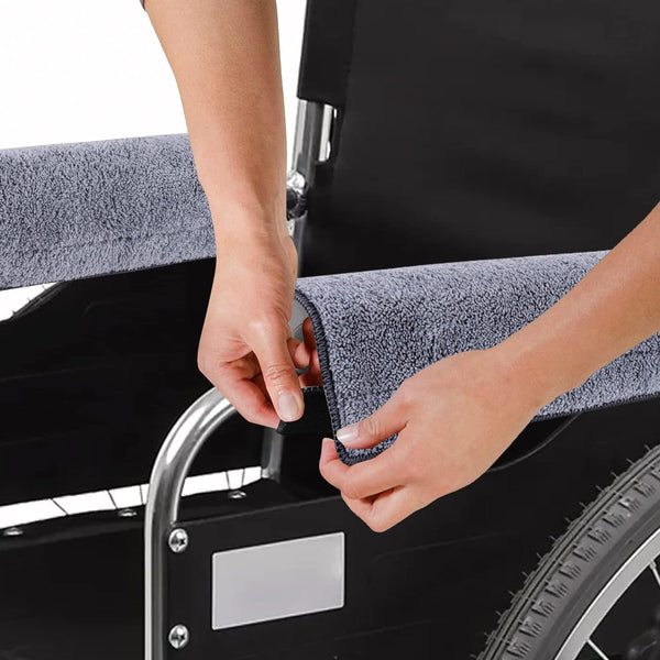 2 Pcs Wheelchair Armrest Pads Covers, Comfortable and Protective for Wheelchairs and Office Chairs (Size: M)
