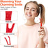 Chengu 4 Pieces Dental Floss Holder - Reusable Flosser Handle for Oral Clearing (Red, Yellow)