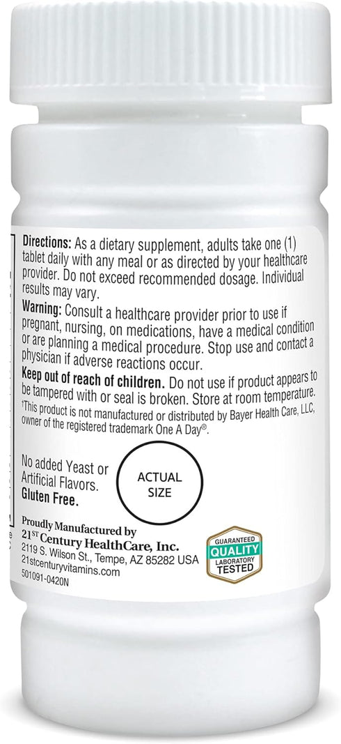 One Daily Essential Tablets, 100 Count by 21st Century