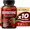 Berberine Supplement 9,500mg with Ceylon Cinnamon, Supports Healthy Immune System, Made in USA