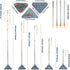 Lihengkong Long Handle Wall Mop & Baseboard Cleaner - Multi-Surface Dusting Tool for Walls, Floors, Baseboards