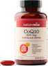 NatureWise CoQ10 200mg Softgels, High Absorption Coenzyme Q10 with BioPerine - Antioxidant for Heart Health + Cellular