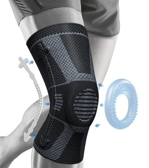 NEENCA Professional Knee Brace for Pain Relief, Medical Compression Sleeve for Meniscus Tear, ACL, Arthritis