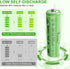 Rechargeable AA Batteries for Solar Lights 600mAh Double AA Battery 1.2V AA Rechargeable Batteries Solar Battery Batteries AA Size Garden Lights, Household Devices 12PCS AA BATTERIES