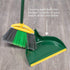 Pine-Sol Jumbo Dustpan, 13.2” Heavy Duty Dust Pan with Rubber Edge, Clip-On Design Attaches to Standard Broom Sticks
