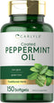 Carlyle Peppermint Oil Capsules, 150 Softgels with Rosemary and Thyme