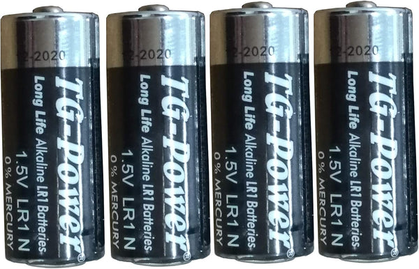 4 Piece E90 LR1 N Size MN9100 1.5 Volt Alkaline Batteries