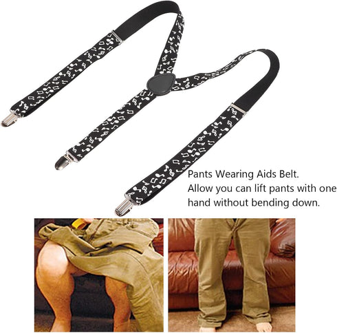 Pants Aid Tool and Pants Assist for Elderly and Senior, Clip and Pull Dressing Aid Adjust Dressing Puller No Bending