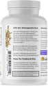 KSM-66 1,000mg 5% 90 Brain Forza Ashwagandha Organic Pure Root Extract, Strongest Dose, High Potency Withanolides