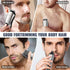PRITECH Beard Trimmer for Men, 3 in 1 Hair Clippers Kit, Nose Hair Trimmer, Cordless Electric Hair Trimmer (Silver)