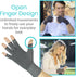 Vive Arthritis Gloves with Grips - Textured Fingerless Compression for Men & Women, Open Finger Hand Gloves