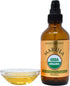 PRIME NATURAL Organic Marula Oil 4oz/120ml - USDA Certified, Cold Pressed, Unrefined, Virgin for Face, Body, Hair