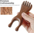 KINTEGOOD Natural Sandalwood Scalp Massage Comb, Wooden Nose Gua Sha Tool for Face and Body, Traditional Meridian