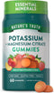 Nature's Truth Potassium Magnesium Citrate Gummies | 60 Count | Vegan, Gluten Free & Non-GMO Supplement