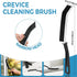 LetFun 3-Pack Black Compact Crevice Cleaning Brush, Multi-Scene Scrub Brush and Crevice Cleaning Tool for Window