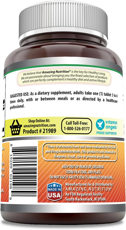 Amazing Formulas Bromelain 500 Mg Tablets Supplement, Non-GMO, Gluten Free, Made in USA (240 Count)
