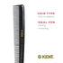 Kent SPC81 Salon-Style Dressing Cutting Comb, Professional Barber Haircut Comb for All Hair Types