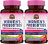 VITALITOWN Women's Probiotics 120 Billion CFUs - 30 Strains with Prebiotics & Digestive Enzymes, Vegan 60 Caps