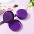 2 Pack Retainer Cases - Solid Orthodontic Retainer Case (Purple)