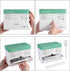 Plastic Disposable Spoons, Individually Packaged, 7-Inch White Commercial Take Away, 100 PCS