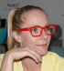 Eyekepper Ladies Reading Glasses, Oversized Square Design Readers for Women in Red