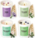 AOOVOO Calm Candles Set for Women - 4 Pack Candles for Home
